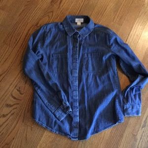 Loft denim button down